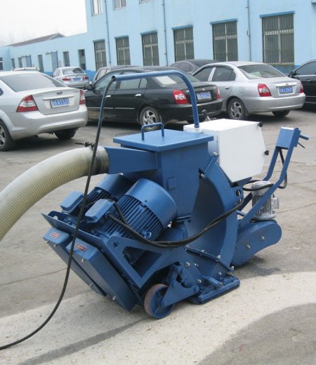 Asphalt surface remove shot blast machine